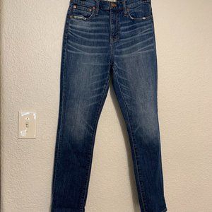 Madewell high-rise slim boyfriend jean size 26